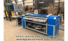 Radiator stripping machine