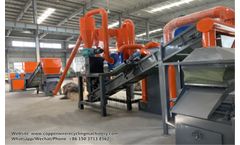 How dose copper aluminium radiator recycling machine work? 