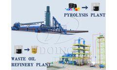What machine can convert waste tyre to diesel?