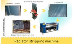 How to recycle radiators to get copper and aluminum out?