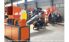 How many tons of copper can be obtained by processing 1 ton of waste air conditioner radiator?