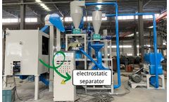 Aluminum plastic composite panel recycling machine