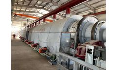Continuous waste tyre plastic to fuel oil pyrolysis machine applications