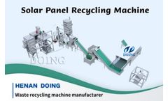 What do you get from recycling a solar panel?