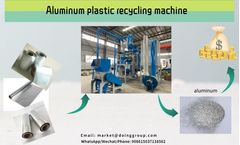 What is the best way to separate aluminum and plastic from aluminum plastic foil? 