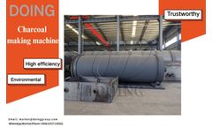 What machines are needed for making charcoal?