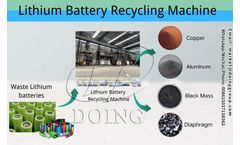 Doing group - Model DY-1 - lithium baterry recycling machine