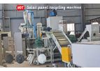 Henan Doing - Model DY-500.DY-1000 - Solar Panel Recycling Plant Equipment | Automatic PV Module Disassembly Machine to Recover Silicon Metal, Glass, Copper & Aluminum