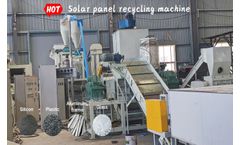 Henan Doing - Model DY-500.DY-1000 - Solar Panel Recycling Plant Equipment | Automatic PV Module Disassembly Machine to Recover Silicon Metal, Glass, Copper & Aluminum
