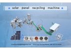 Henan Doing - Model DY-500,1000 - Photovoltaic Panel Recycling Plant | Solar Cell Silicon Wafer & Aluminum Frame Recovery System with High Purity Rate
