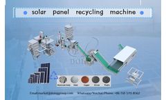 Henan Doing - Model DY-500,1000 - Photovoltaic Panel Recycling Plant | Solar Cell Silicon Wafer & Aluminum Frame Recovery System with High Purity Rate