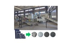 Henan-Doing - Model DY-500/1000 - Solar Panel Recycling Machine - Efficient EVA Separation & Glass Recovery System for End-of-Life PV Module Disposal and Reuse