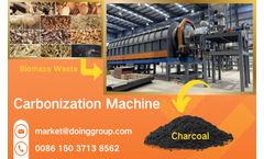 Henan Doing - Model DY-T--1/3/5 - India charcoal briquette making machine-carbonization equipment