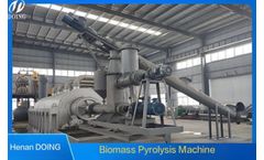 Henan Doing - Model DY-T-1/3/5 - Charcoal Making Machine for Sale Biomass Carbonizer Continuous Rice Husk Shell Charcoal Production Line BBQ Wood Charcoal Maker