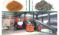 1000kg/h wire cable granulator machine made for American customer