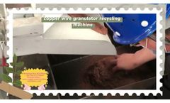#recycle How to separate copper from scrap cables and wires? - waste cable wire granulator machine