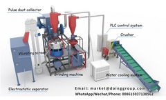 200-1000kg/h Aluminum Plastic Recycling Machine Aluminum Plastic Separator Equipment For Sale