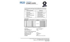 PC&S - Model CYHCT-C2TC - Split Core Hall Effect AC/DC Current Sensor - Brochure