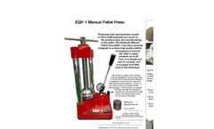EQP-1 Manual Pellet Press - Brochure