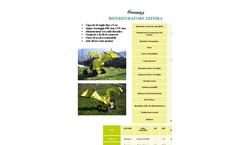 Agrinova - Model ZENIA - Bio Chipper - Brochure