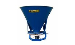 Fleming - Model FS300- 315L capacity, FS500- 450L - Single Disc Fertiliser Spreader