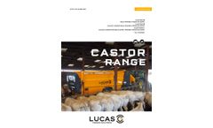 Lucas - Model Castor 20-80 - Straw Blower Bale Feeder - Brochure