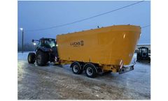 Lucas - Model Spirmix  27-35 - Trap Door Vertical  Auger Diet Feeder