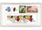 Infrared Heat Lamp for Piggery