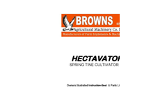 Browns - Model Fan Jet Pro - Seed Broadcaster - Brochure