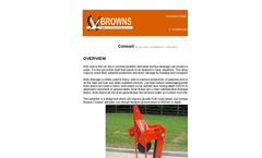 Browns - Model Turbo Jet 8 - Seed Broadcaster -Brochure