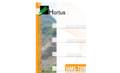 Hortus - HMS-TDR Series - Time Domain Reflectometry (TDR) Monitoring Systems Brochure