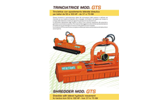 Model GTS REV - Reversible Shredders Brochure