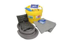 HUG Absorbents - 90Litres Universal Emergency Spill Kit - Static Drum