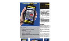 Model ILT2400 - Hand-Held Light Meter & Optometer Brochure