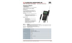 Dostmann - Model D755-PT - Two Channel Unit - Datasheet