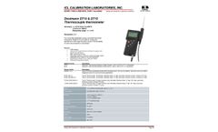 Dostmann - Model D710 & D715 - Thermocouple Thermometer - Datasheet