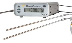 ThermoProbe - Model TL2-A - Precision Benchtop Laboratory Reference Thermometer - Dual Channel & USB Data Logger