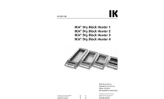 IKA STARVISC - Model 200-2.5 - Measuring Stirrers Manual