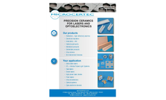 Microcertec - Ceramic Components for Lasers and Optoelectronic Devices - Brochure