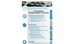 Microcertec - Insulators for Lasers - Brochure