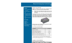 Mightex SLB-1200-1 - Manual & Analog-Input Controlled Universal LED Driver with Current Display - Brochure