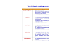 What Makes A Good Hygrometer Brochure