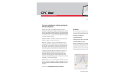 Polymer Char - Version GPC One - Brochure