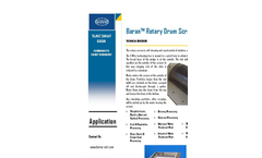 Rotary Drum Screen up to 0.5 mm