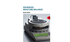 FD800 - Advanced Moisture Determination Balances Datasheet