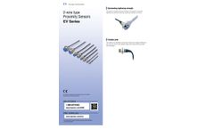  	Keyence - Model EV Series - Two-Wire Self Contained Amplifier Proximity Sensors - Brochure