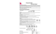 Model ST Series - Starter Pen Meters Brochure
