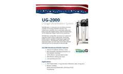 Payne - Model UG-2000 - 2-Stage Ultrafiltration System Brochure