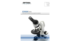 Optika - Model ECOVISION Series-B-20R - Cordless Monocular Microscopes - Brochure