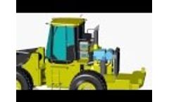 Selective Catalytic Reduction SCR installation on a Caterpillar 966G - Video